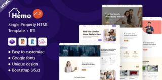 Single Property HTML Template