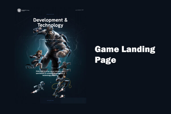 Game Landing Page