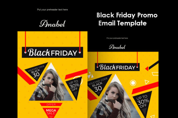 Black Friday  Promo Email Template