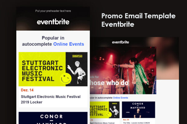 Eventbrite Promo Email Template