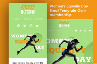 Gym membership Women's Equality Day