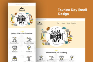 Tourism Day Email Design
