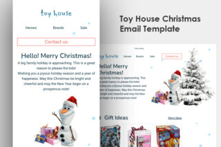 Toy House Christmas Email Template