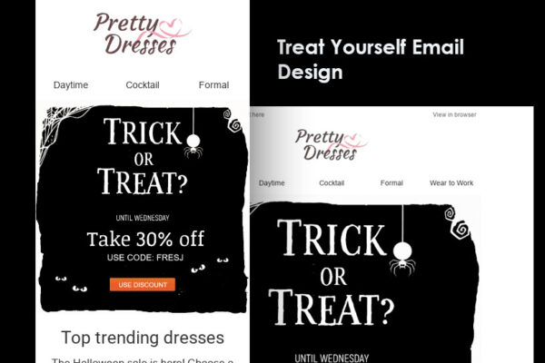 Treat Yourself email