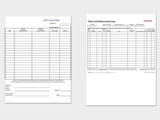 Cash Log Templates & Forms