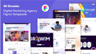Growim - Creative Agency Figma Template