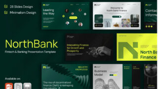 NorthBank Modern Fintech Powerpoint NF