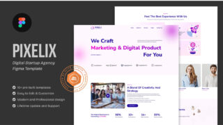 Pixelix - Digital Startup Agency Figma Template