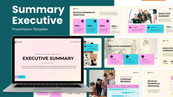 Summary Executive Light Ver. - Powerpoint Template