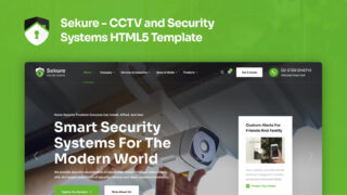 Sekure - CCTV and Security Systems HTML5 Template