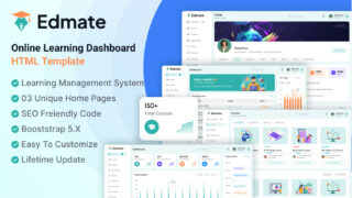 Edmate - Learning Dashboard HTML Template